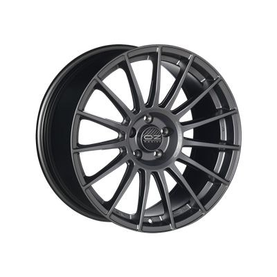Купить Oz WHS057430 Superturismo LM 19/9,5 ET35 Matt graphite + silver lettering