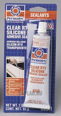 Купить Permatex 80050 Клей - Герметик RTV Силикон. (Прозрачный) тюбик 85г