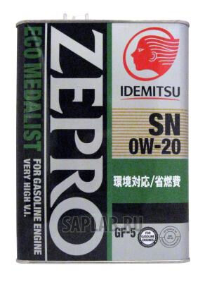 Купить Idemitsu FIA88486L4L Zepro ECO MEDALIST 0W-20