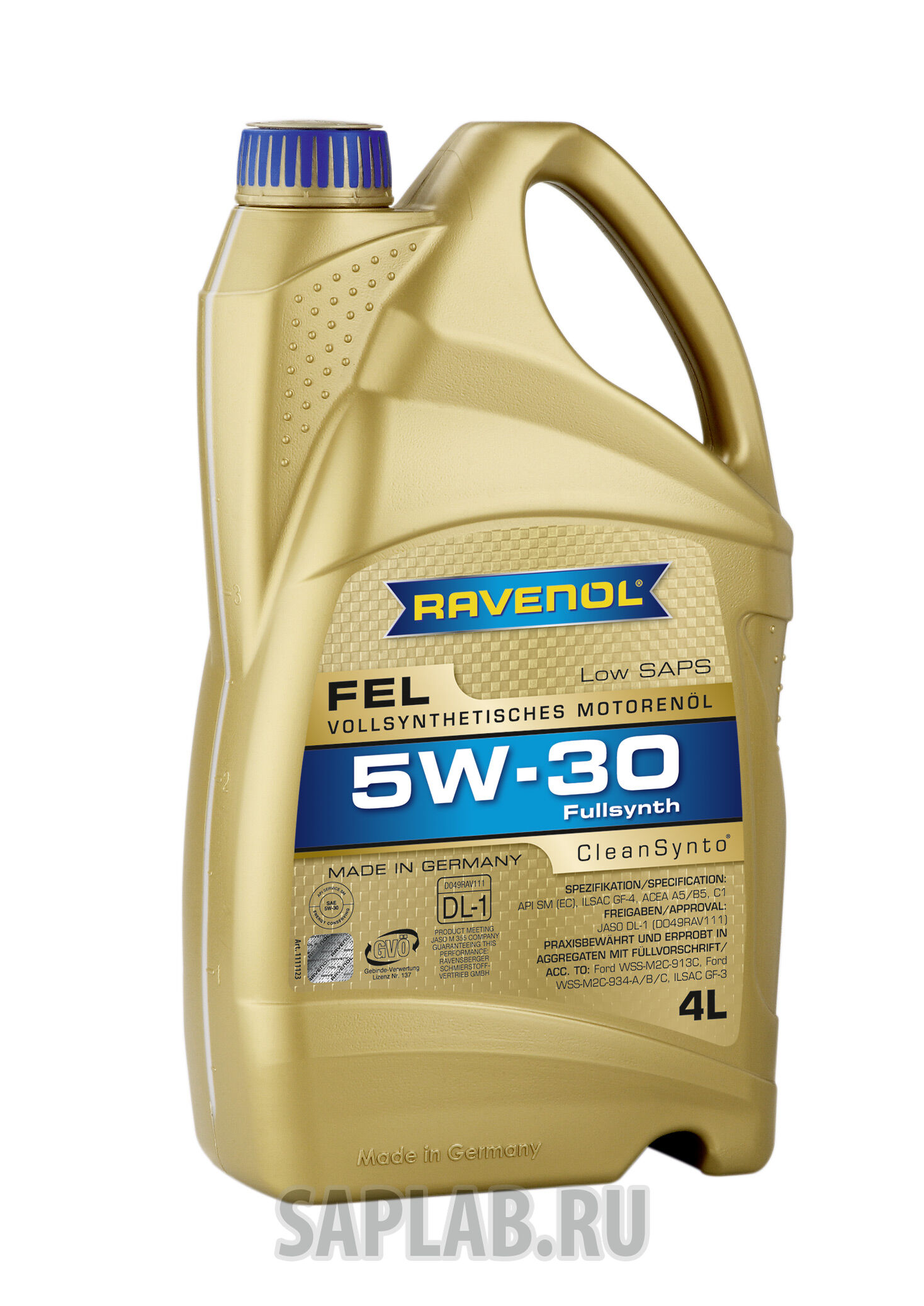 Купить Ravenol 4014835723498 FEL SAE 5W-30 ( 4л) new