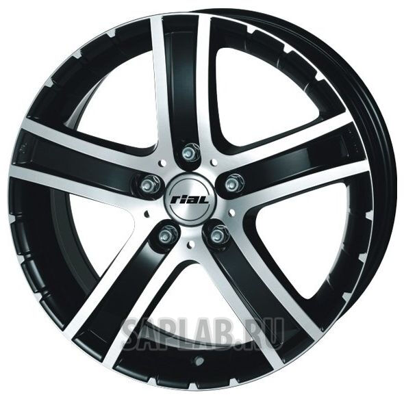 Купить Rial PO75747B831 RIAL PORTO 7.5X17 5/114.3 ET47 d70.1 /diamond-black front polished/ MP [PO75747B83-1]