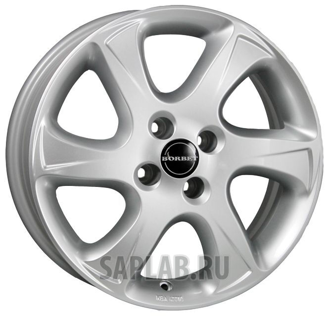 Купить Borbet WHS062490 TC 16/6,5 ET43 brilliant-silber