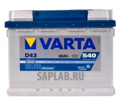 Купить Varta 560127054 Blue Dynamic D43 60/Ч 560127054