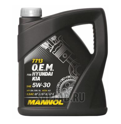 Купить Mannol 4036021401485 O.E.M. for Hyundai Kia 5W-30