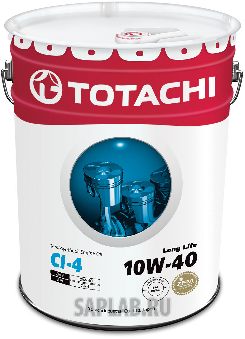 Купить Totachi 4562374690592 Long Life Semi-Synthetic CI-4 10W-40, 20л