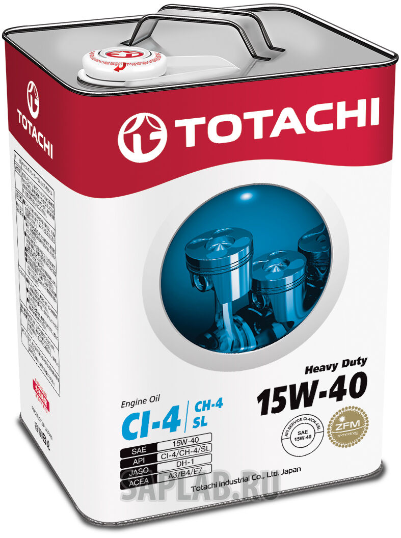 Купить Totachi 4562374690318 Heavy Duty CI-4/CH-4/SL 15W-40, 6л