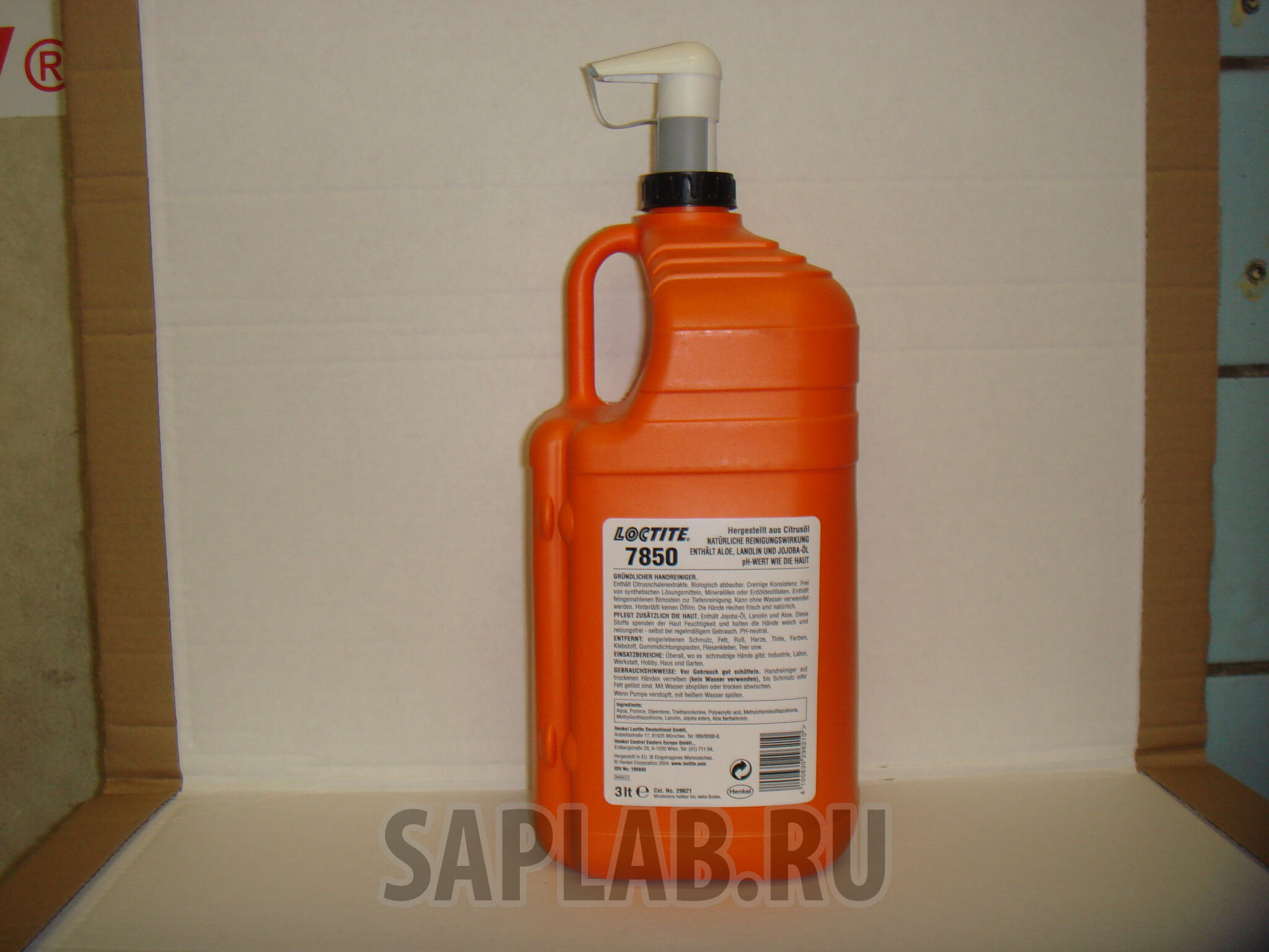 Купить Loctite 195845 Очищающий крем для рук (3л.канистра с дозатором)