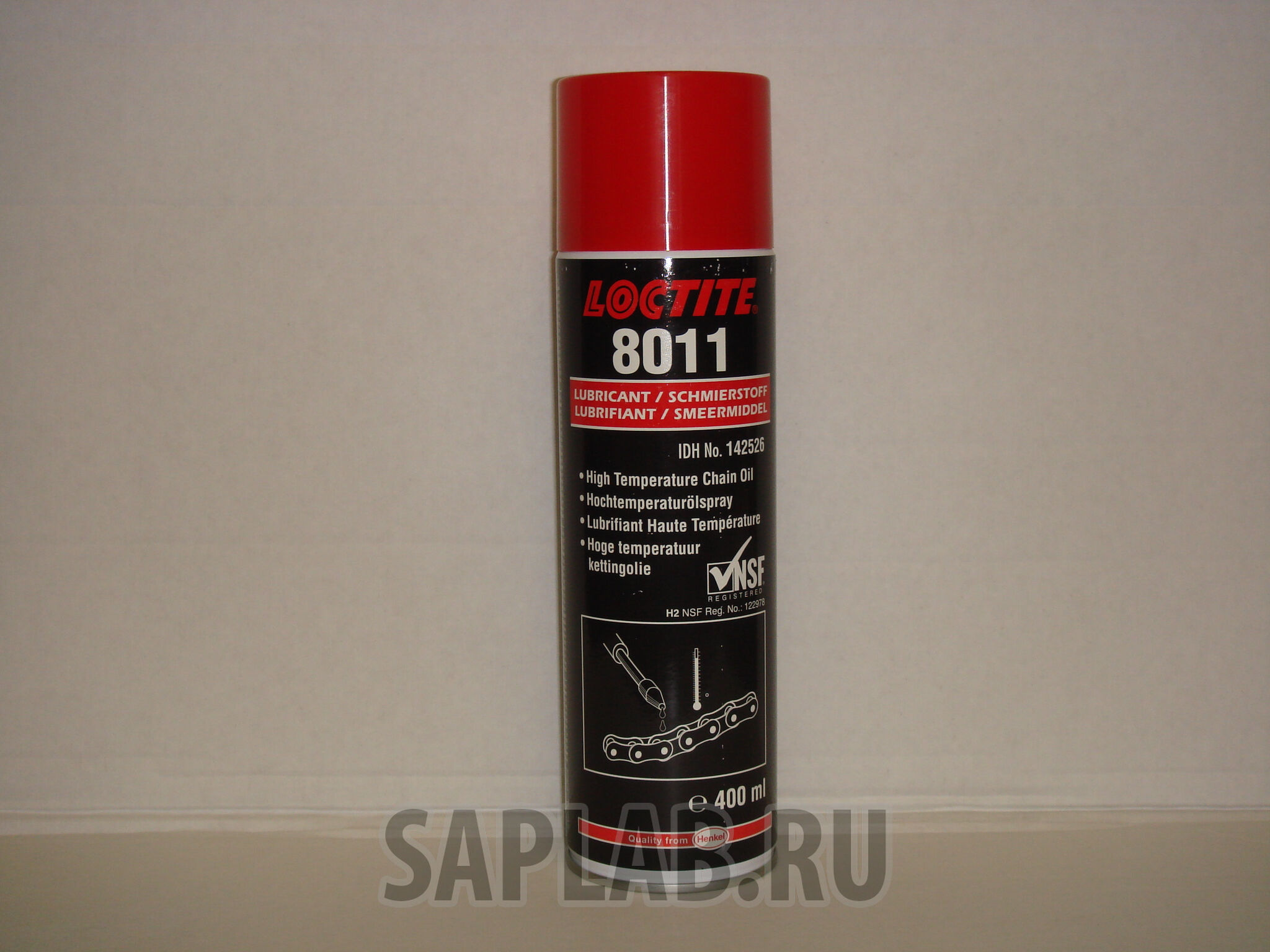 Купить Loctite 142526 Масло синтетич.высокотемпературное, пищевой допуск, спрей, 400 мл.