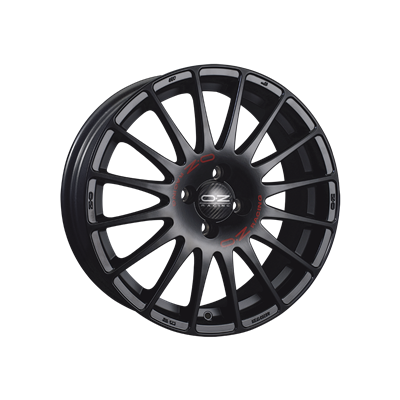 Купить Oz WHS057063 Superturismo GT 15/6,5 ET25 Matt black + red lettering