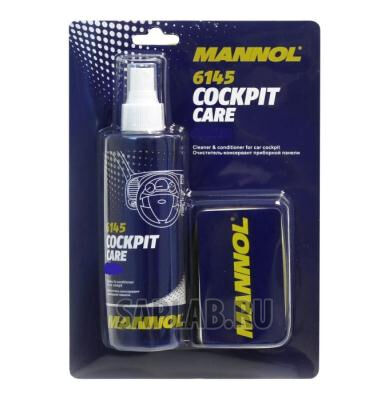 Купить Mannol 4036021996790 Очиститель-консервант приб. панели с губкой / Cockpit Care Vanilla