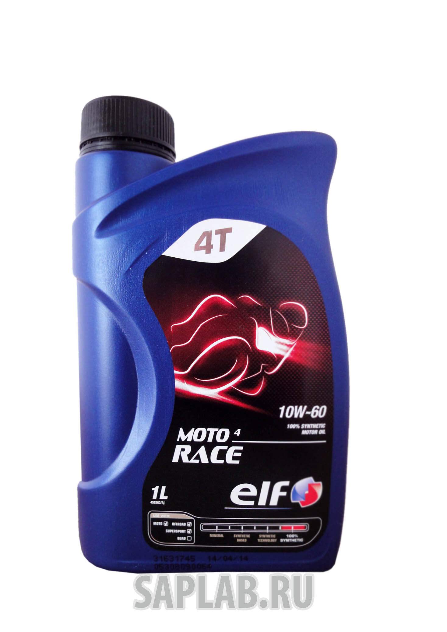 Купить Elf 194954 Moto 4 Race SAE 10W-60 (1л)