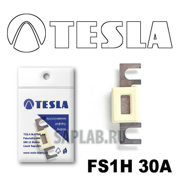 Купить Tesla FS1H30A Предохранитель ленточный с изолятором 30А