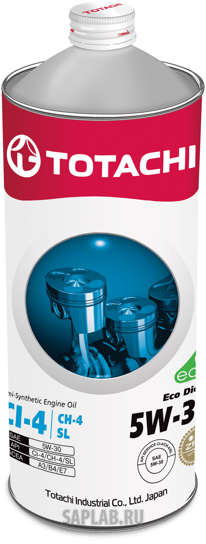 Купить Totachi 4562374690462 Eco Diesel Semi-Synthetic CI-4/CH-4/SL 5W-30, 1л