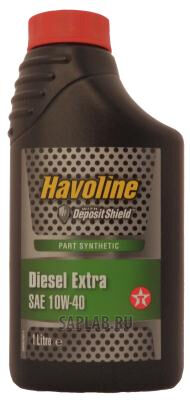 Купить Texaco 5011267833473 Havoline Diesel Extra 10W-40