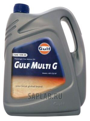 Купить Gulf 8717154952926 Multi G SAE 15W-40 (4л)