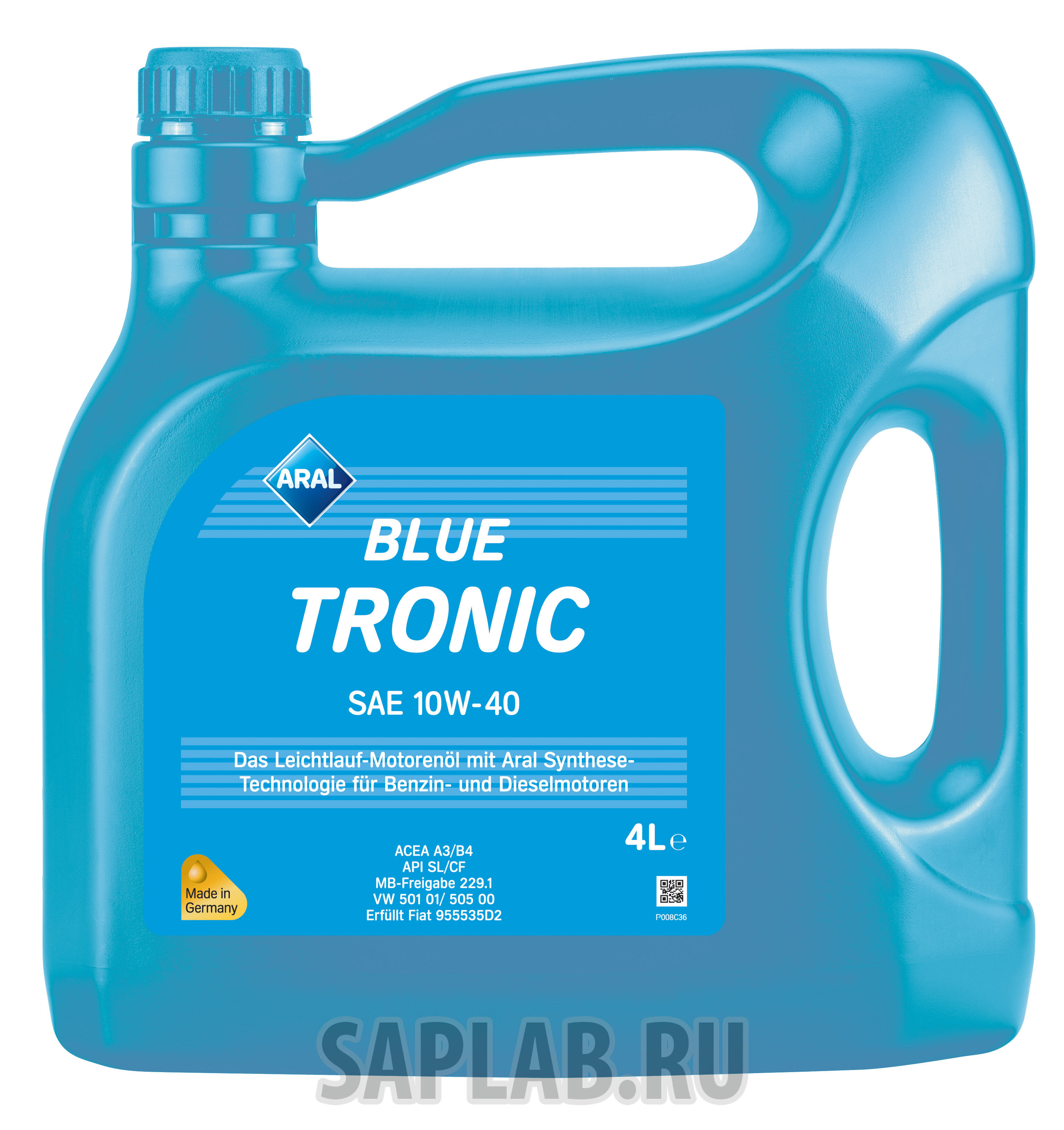 Купить Aral 20484 Blue Tronic 10W-40, 4л.