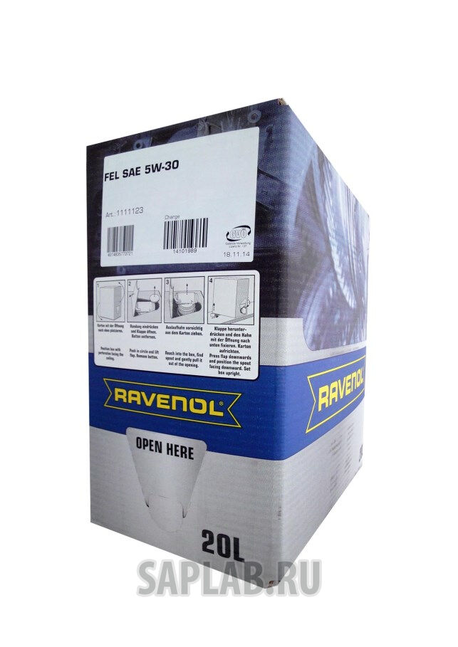 Купить Ravenol 4014835773721 FEL SAE 5W-30 (20л)