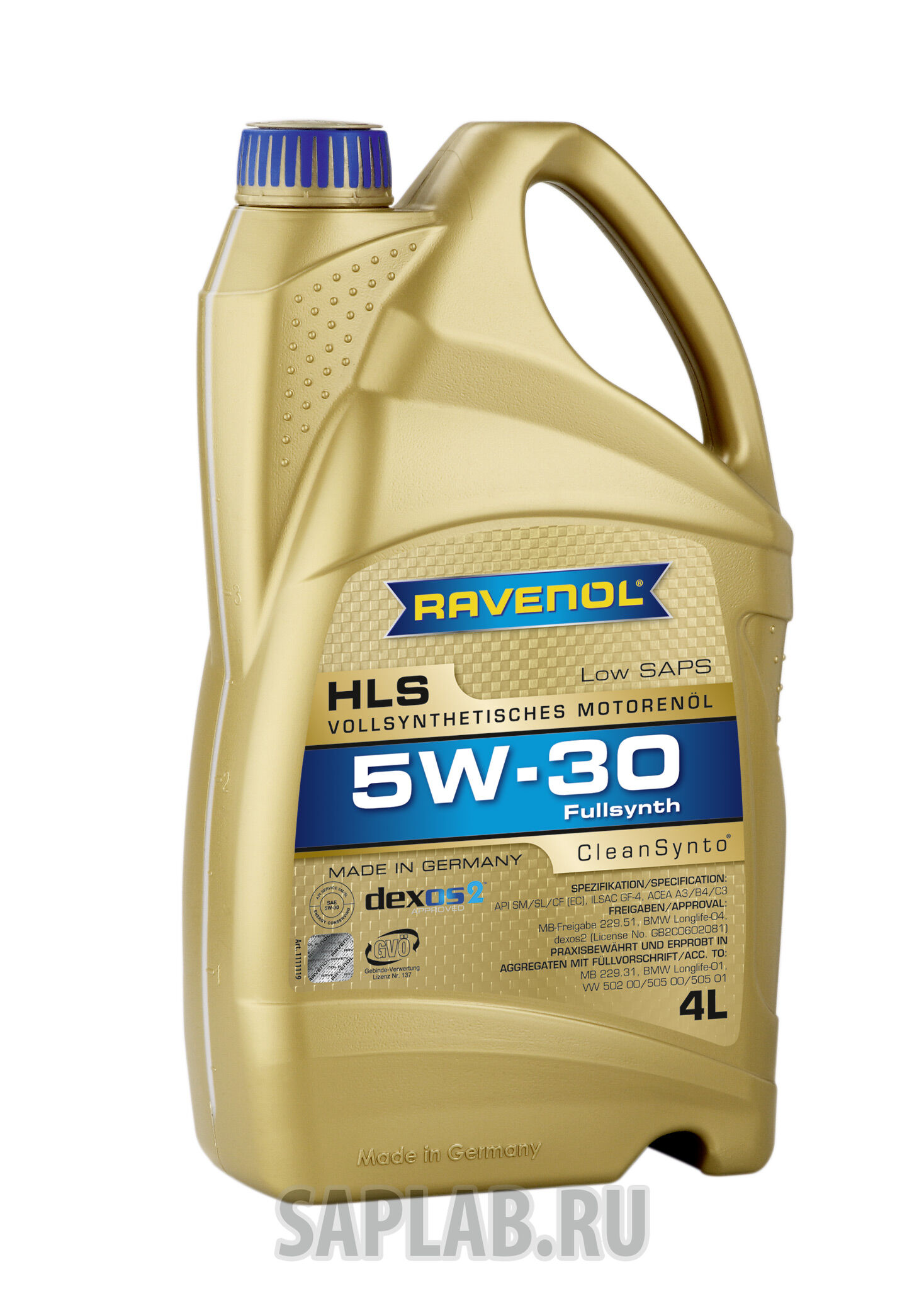Купить Ravenol 4014835723092 HLS SAE 5W-30 ( 4л) new