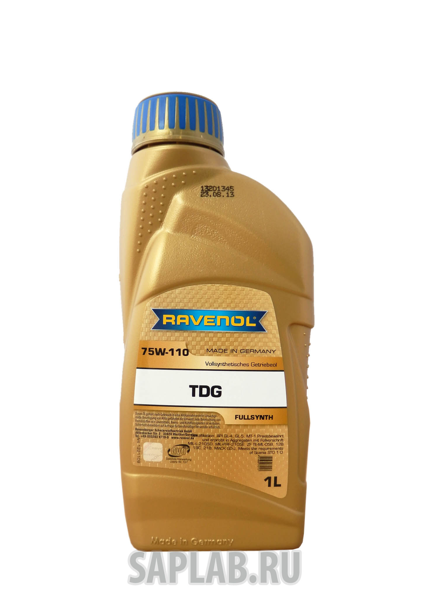 Купить Ravenol 4014835772113 Трансмиссионное масло  TDG SAE 75W-110 ( 1л)