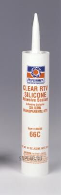 Купить Permatex 80855 Клей - Герметик проф. RTV Силикон.(Прозрачный) картридж 311гр