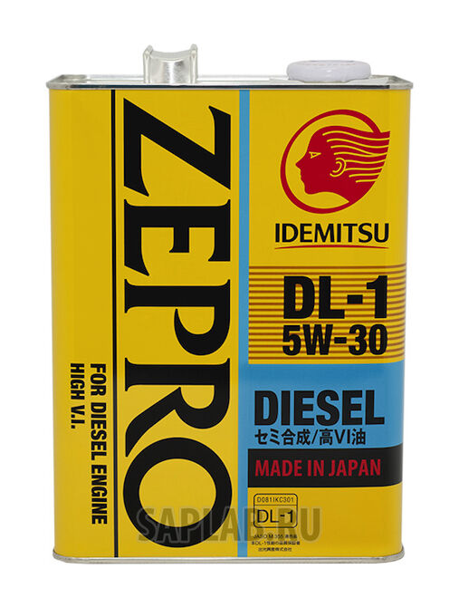 Купить Idemitsu 2156041 Zepro Diesel Dl-1 5W30 4л