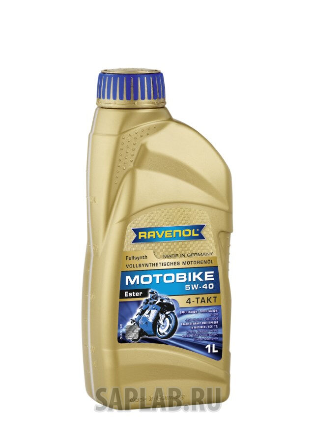 Купить Ravenol 4014835730717 Motobike 4-T Ester 5W-40 (1л) new