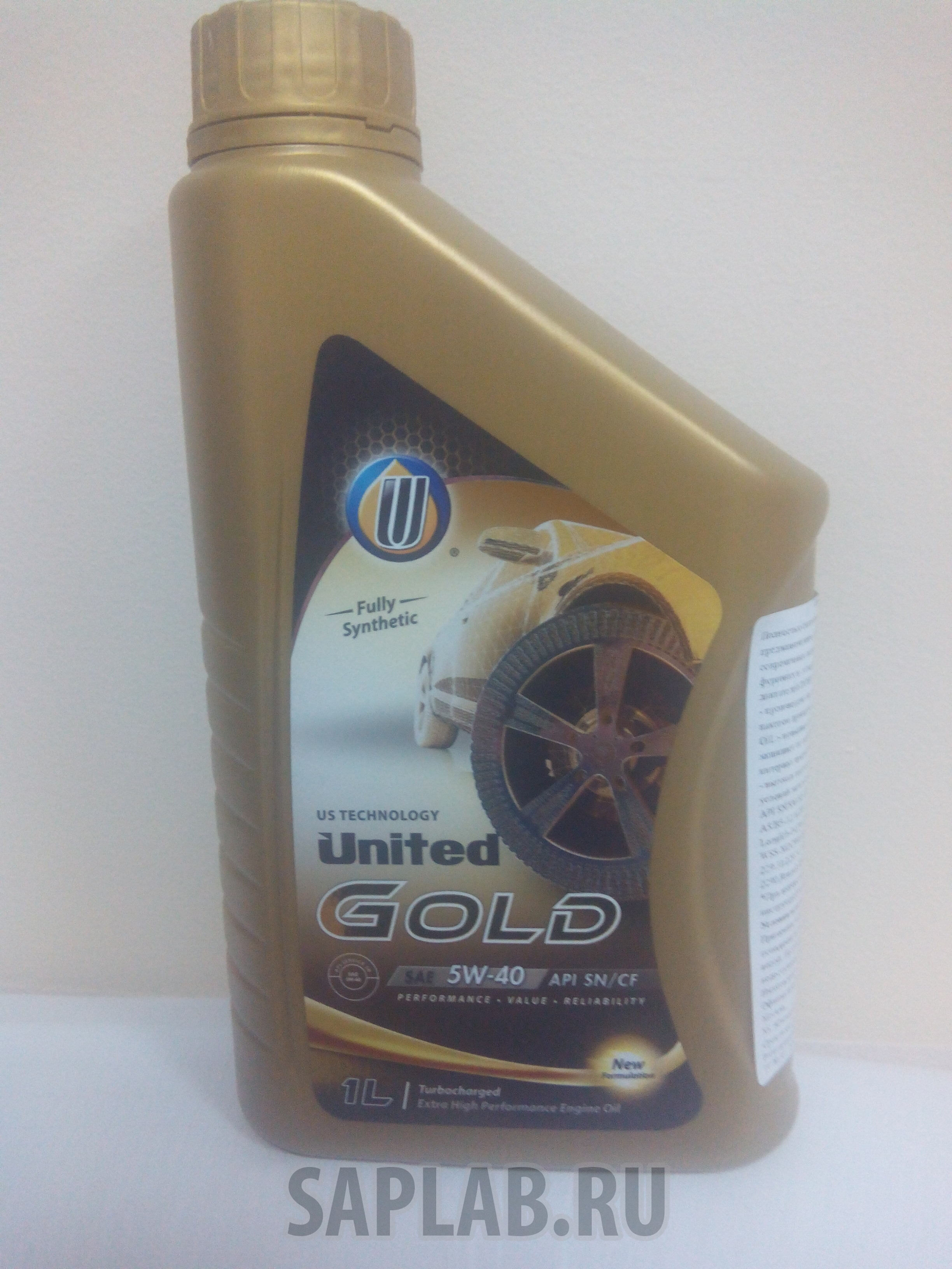 Купить United 8886351393228 Gold 5W40