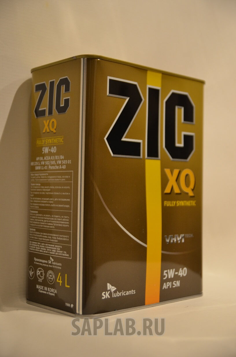 Купить Zic 167006 XQ 5W-40, 4л