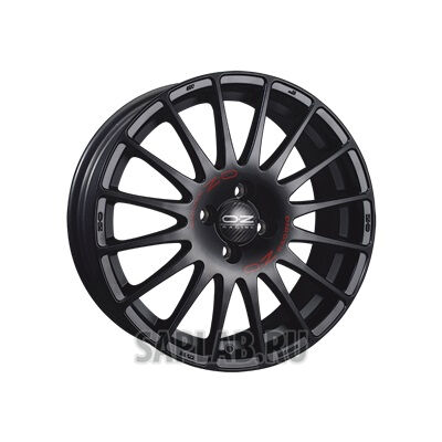 Купить Oz WHS101892 Superturismo LM 18/8 ET42 Matt black red stripe