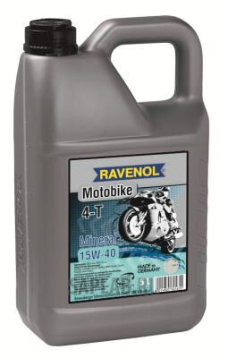 Купить Ravenol 4014835702455 Motobike 4-T Mineral 15W-40, 5л