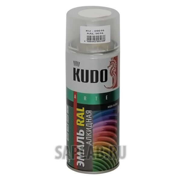 Купить Kudo KU09016 Краска универсальная RAL 9016, 520мл
