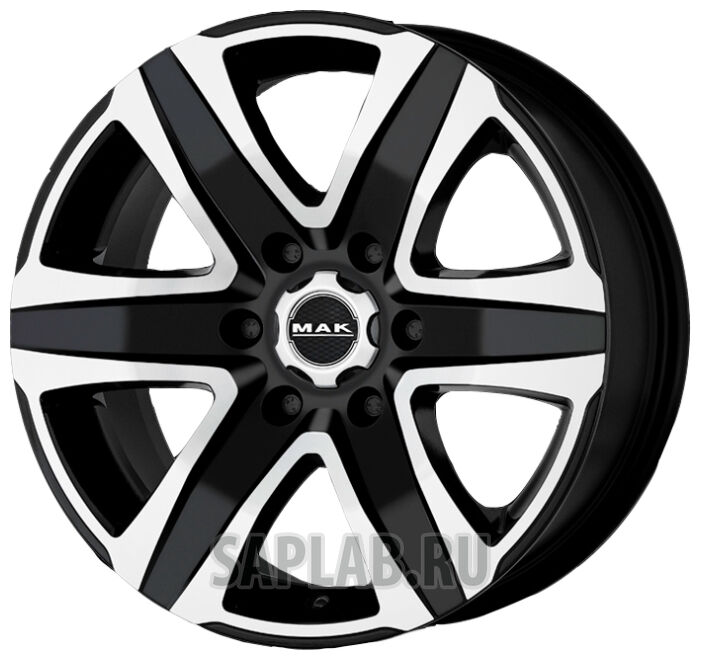 Купить Mak WHS105057 Stone6 T 18/8,5 ET30 Black mirror