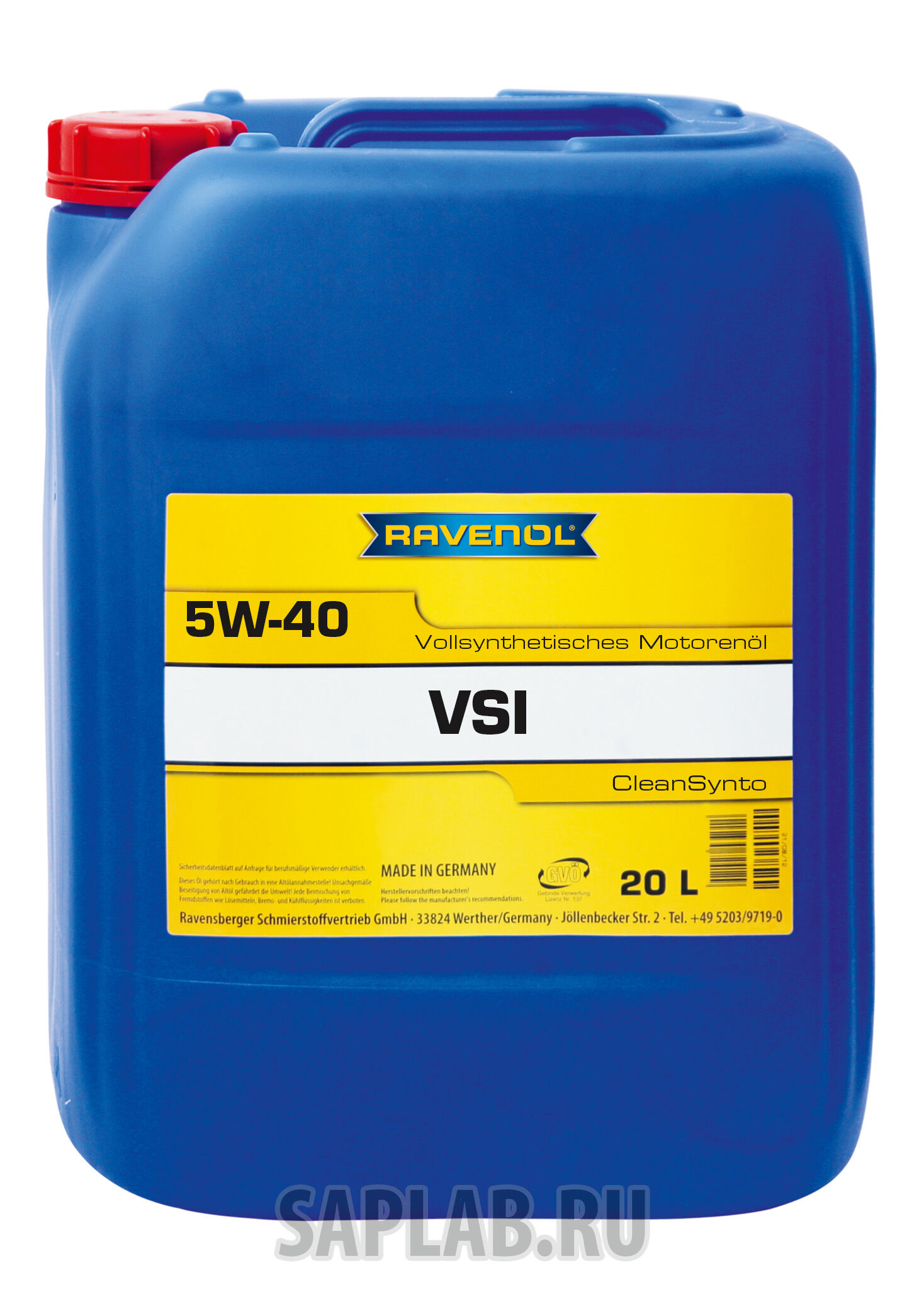 Купить Ravenol 4014835765429 VSI SAE 5W-40 (20л) new