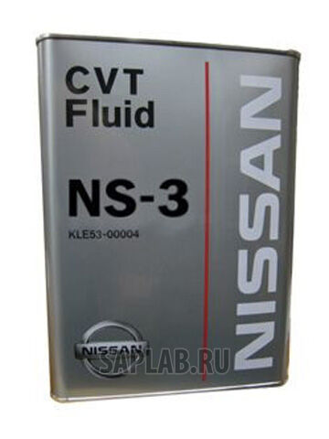 Купить Nissan KLE5300004 Трансмиссионное масло  CVT Fluid NS-3 (4л)
