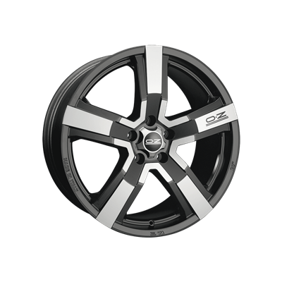 Купить Oz WHS056840 Versilia 20/9,5 ET52 Matt black + diamond cut