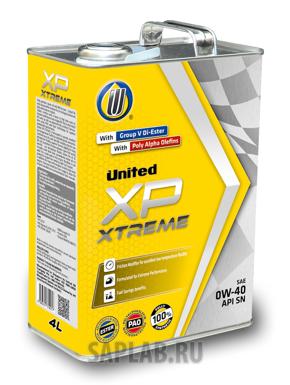 Купить United 8886351371073 XP Xtreme 0W40