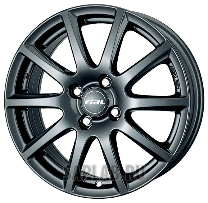Купить Rial MI65545B525 RIAL MILANO 6.5X15 5/108 ET45 d70.1 /titanium/ MP [MI65545B52-5]
