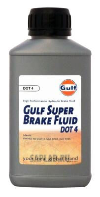 Купить Gulf 8717154957297 Тормозная жидкость Super Brake Fluid DOT 4