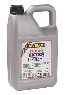 Купить Ravenol 4014835631557 Turbo EXTRA SAE 20W50, 5л