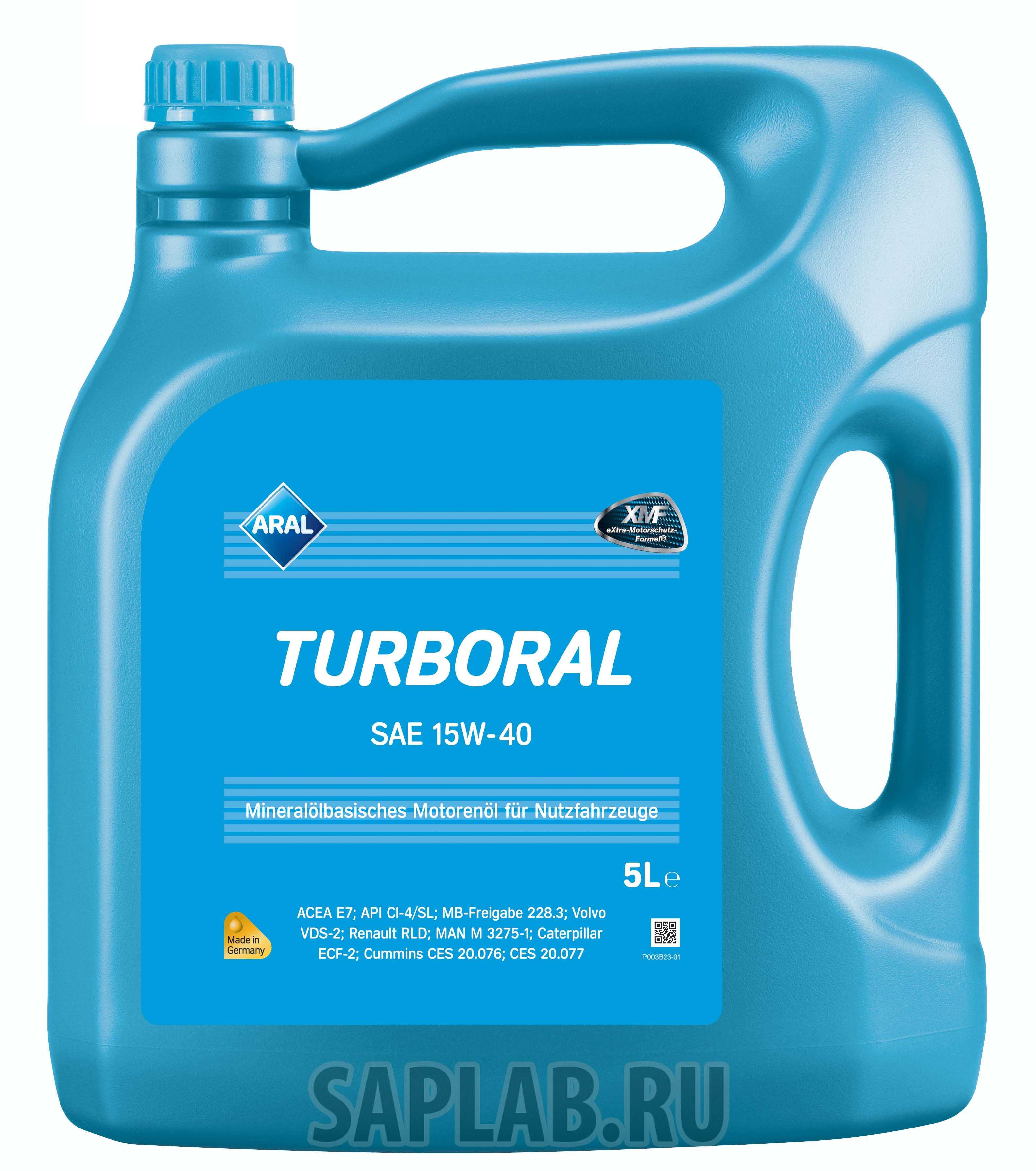 Купить Aral 22014  Turboral 15W-40, 5л.