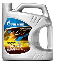 Купить Gazpromneft 2389901311 Premium 5W-40, 1л