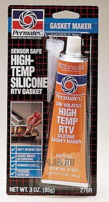 Купить Permatex 81422 Герметик проф. RTV Силикон Высокотемп. (оранжевый) Безопасн. для датчиков 85г