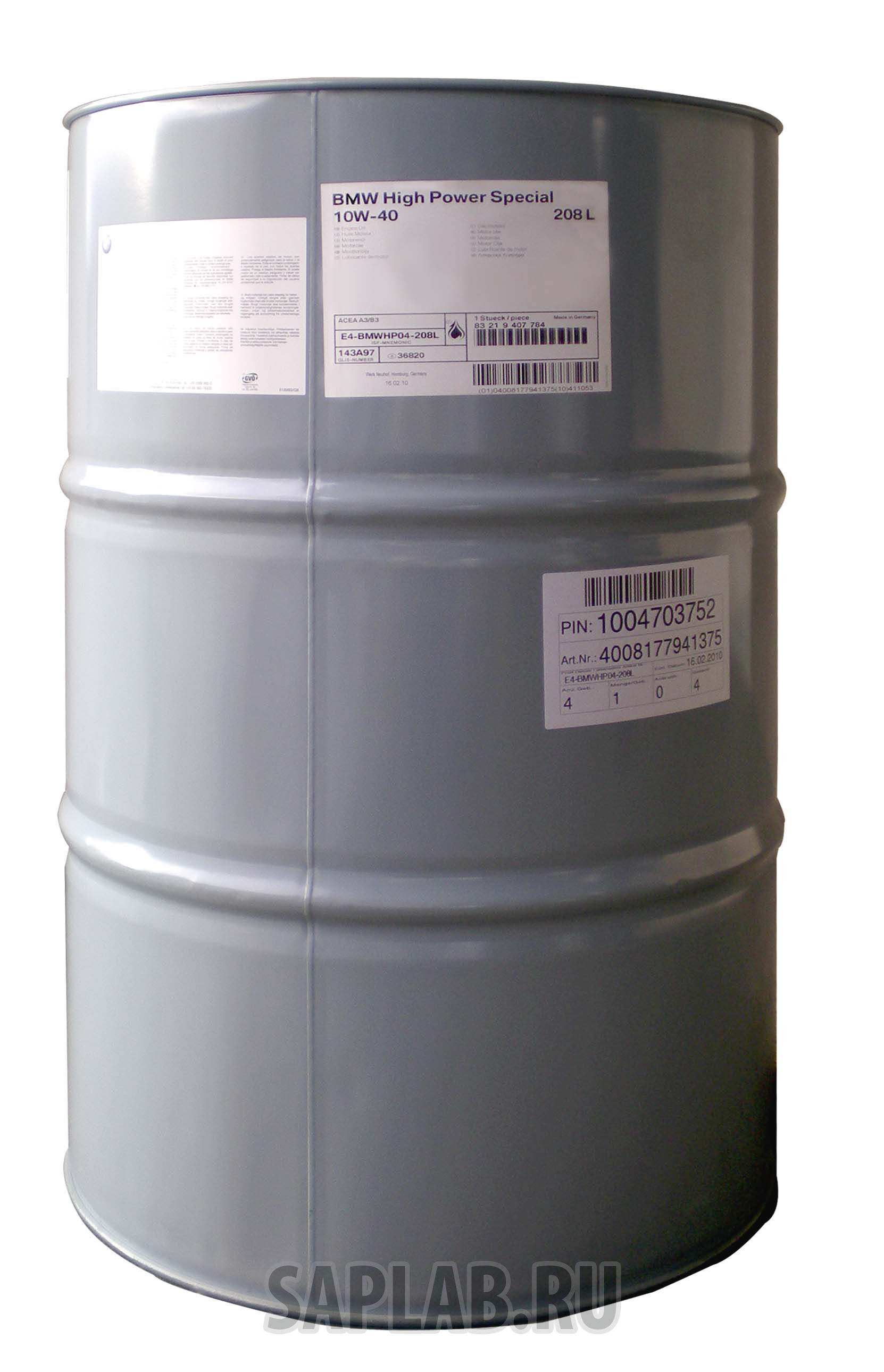 Купить Bmw 83219407784 High Power Oil 10W-40