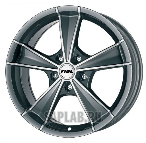 Купить Rial RO85840B829 RIAL ROMA 8.5X18 5/114.3 ET40 d70.1 /graphite front polished/ MP [RO85840B82-9]