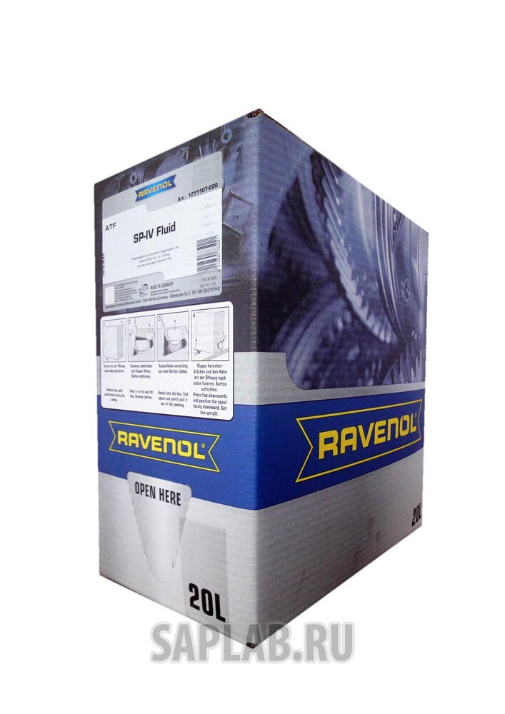 Купить Ravenol 4014835785021 Трансмиссионное масло  ATF SP-IV Fluid (20л)