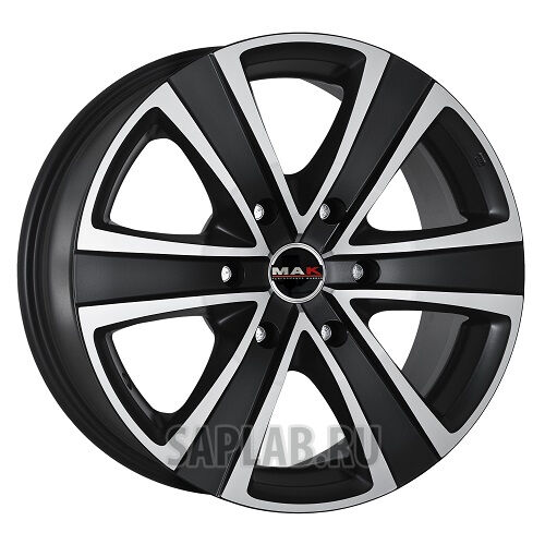 Купить Mak WHS058080 Fuoco 6 17/7,5 ET30 Black mirror