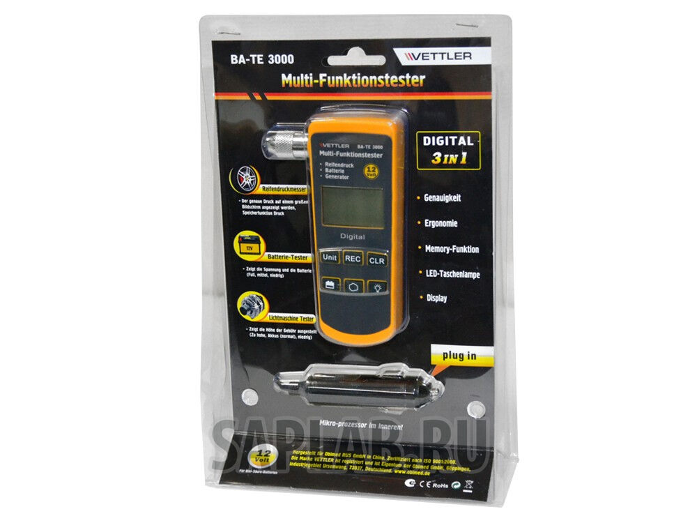 Купить Vettler BATE3000 Тестер Vettler