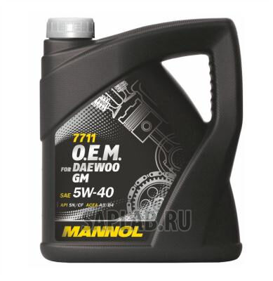 Купить Mannol 4036021401492 O.E.M. for Daewoo GM 5W-40