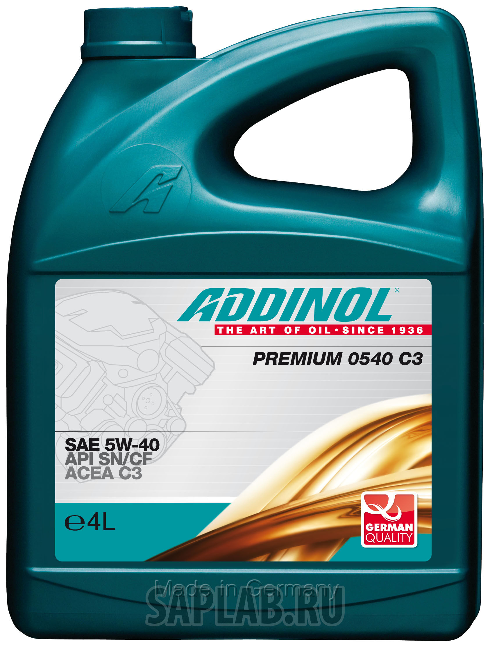 Купить Addinol 4014766250896 Premium 0540 C3 5W-40, 4л