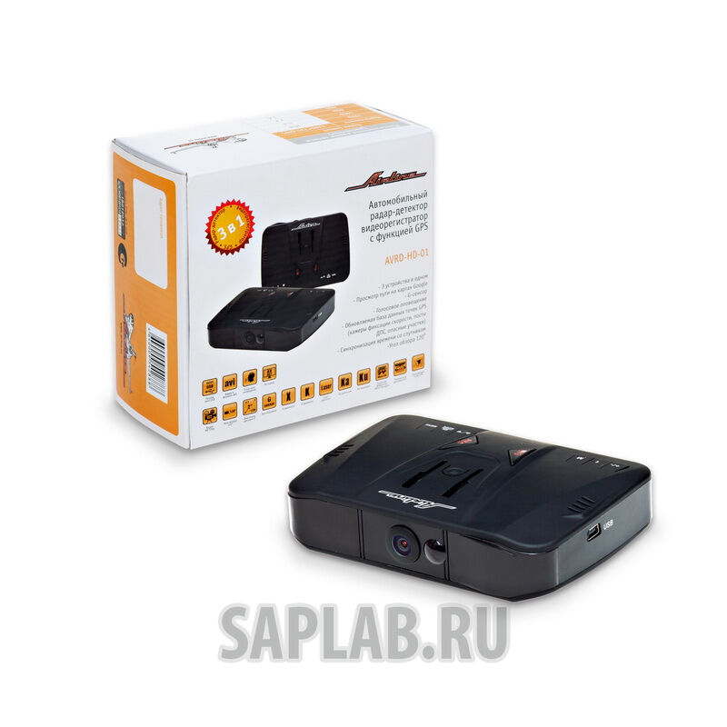 Купить Airline AVRDHD01 Видеорегистратор + Радар-детектор + GPS 3в1